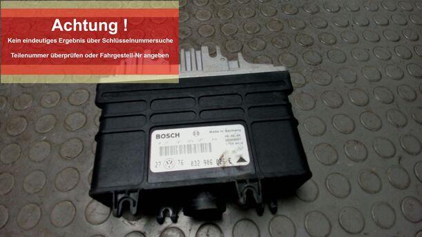 Foto: EINSPRITZSTEUERGERÄT / MOTORSTEUERGERÄT eines VW Golf 1.6 CLX