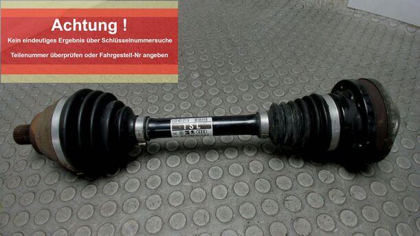 Foto: ANTRIEBSWELLE VORNE LINKS ( 6 GANG SCHALTGETRIEBE ) eines VW Passat Variant 2.0 TDI DPF Sport