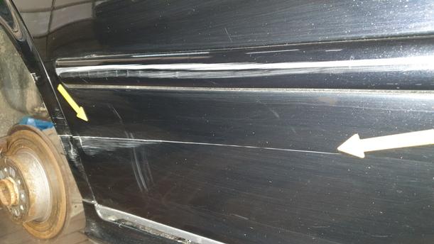 Foto: TÜR HINTEN RECHTS ( KOMBI ) eines Saab 9-5 Kombi 1.9 TiD Sport