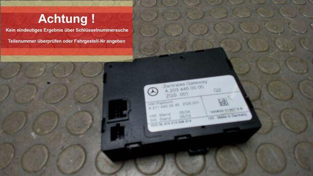 Foto: STEUERGERÄT GATEWAY eines Mercedes-Benz C 180 T Kompressor Sport