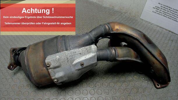 Foto: AUSPUFFKRÜMMER MIT KATALYSATOR eines Mercedes-Benz C 180 T Kompressor Sport