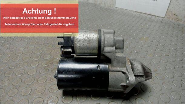 Foto: ANLASSER / STARTER eines Opel Corsa 1.0 12V Sport