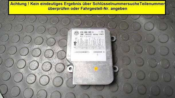 Foto: STEUERGERÄT AIRBAG/ AIRBAGSTEUERGERÄT eines VW Polo 1.4 Sport