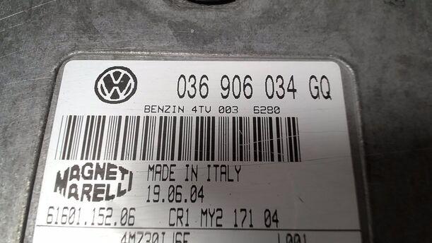 Foto: STEUERGERÄT EINSPRITZUNG/ MOTORSTEUERGERÄT eines VW Polo 1.4 Sport