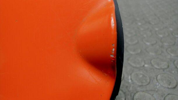 Foto: TANKKLAPPE / TANKDECKEL eines Mini (BMW) Mini One Sport