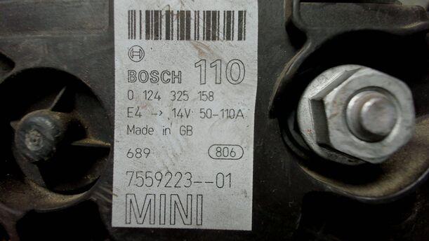Foto: LICHTMASCHINE / GENERATOR ( 110 A ) eines Mini (BMW) Mini One Sport