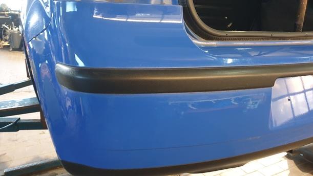 Foto: STOSSFÄNGER / STOSSSTANGE HINTEN ( VOR FACELIFT ) eines VW Polo 1.2 Sport