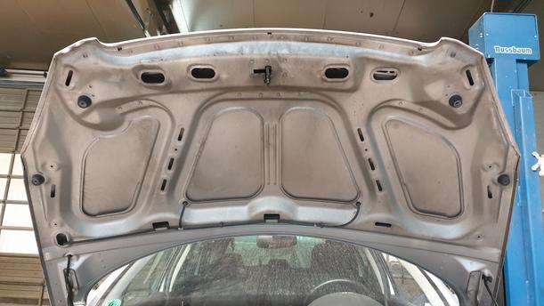 Foto: MOTORHAUBE eines Peugeot 307 Break 110 Stylance
