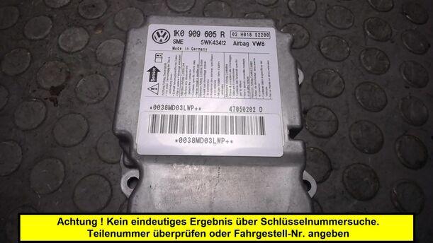 Foto: STEUERGERÄT AIRBAG eines VW Golf 1.9 TDI Stylance