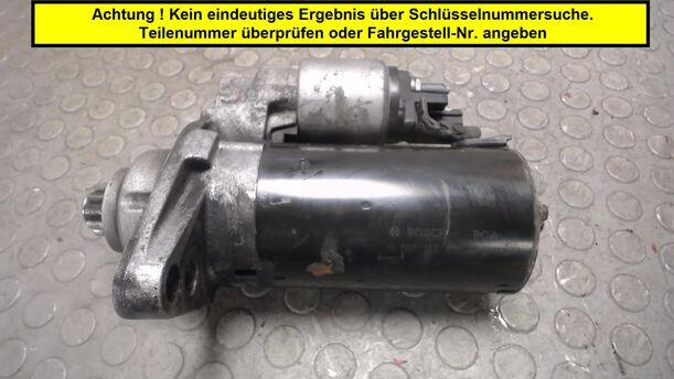 Foto: ANLASSER / STARTER BOSCH eines VW Golf 1.9 TDI Stylance