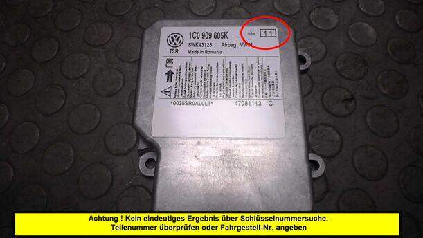 Foto: STEUERGERÄT AIRBAG eines VW Polo 1.4