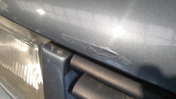 Foto: MOTORHAUBE eines VW Polo 45