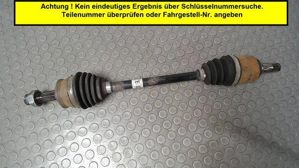 Foto: ANTRIEBSWELLE LINKS ( SCHALTGETRIEBE ) eines Opel Corsa 1.2 16V Liftback