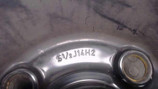 Foto: STAHLFELGE 5,5X14 ET39 eines Opel Corsa 1.2 16V Liftback