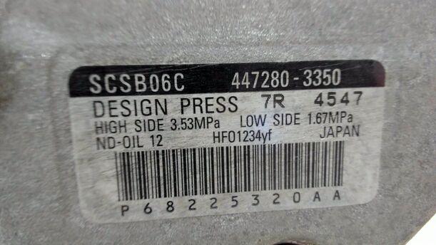 Foto: KLIMAKOMPRESSOR eines Fiat 500 1.4 16V Dualogic Liftback