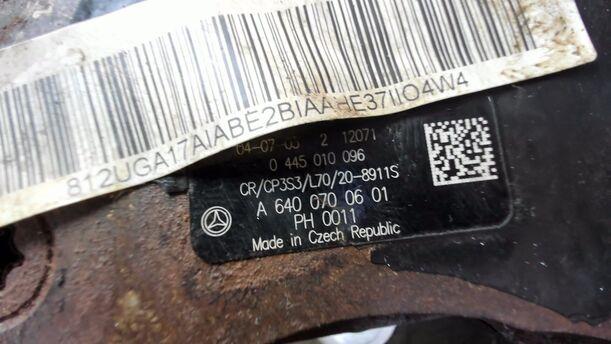 Foto: DIESELEINSPRITZPUMPE eines Mercedes-Benz A 180 CDI