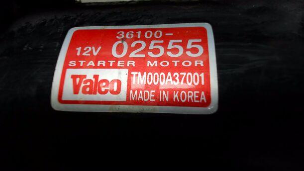 Foto: ANLASSER / STARTER eines Kia Picanto 1.1
