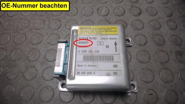 Foto: STEUERGERÄT AIRBAG / AIRBAGSTEUERGERÄT eines Volvo C70 2.5T