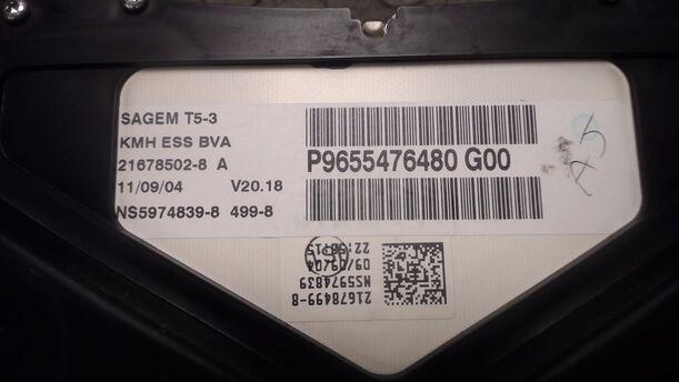 Foto: TACHOEINHEIT eines Peugeot 307 SW 135