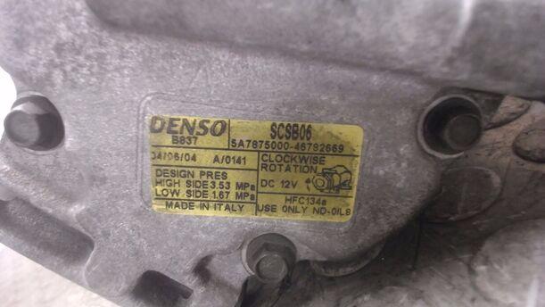 Foto: KLIMAKOMPRESSOR ( DENSO ) eines Fiat Punto 1.2 8V CLX