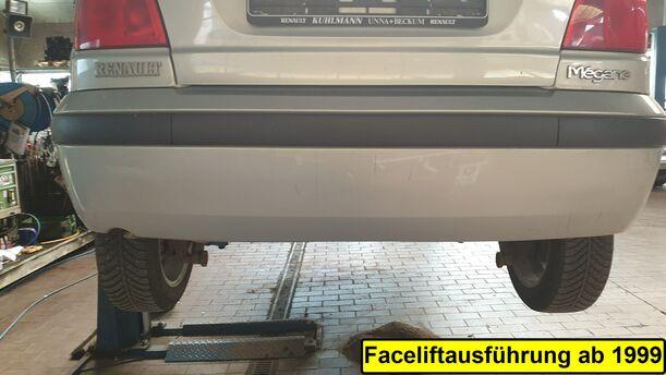 Foto: STOSSFÄNGER / STOSSSTANGE HINTEN ( FACELIFT ) eines Renault Megane 1.4 CLX