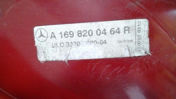Foto: HECKLEUCHTE/ RÜCKLEUCHTE RECHTS eines Mercedes-Benz A 150 CLX