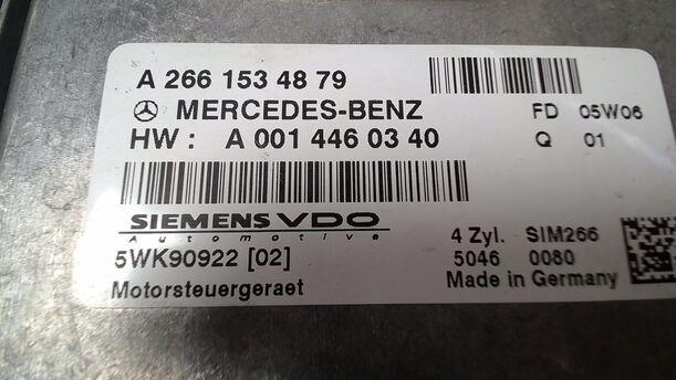 Foto: STEUERGERÄT EINSPRITZUNG/ MOTORSTEUERGERÄT eines Mercedes-Benz A 150