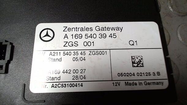 Foto: ZENTRALES GATEWAY/ GATEWAY STEUERGERÄT eines Mercedes-Benz A 150 Viva X