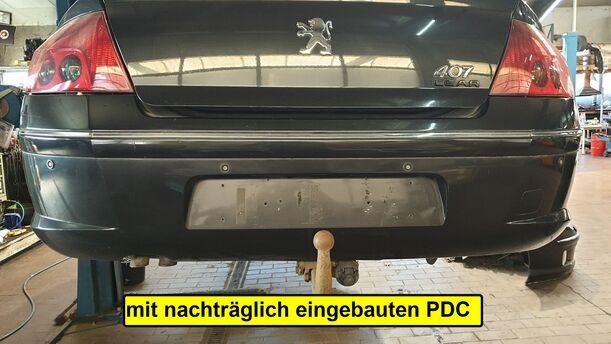 Foto: STOSSSTANGE / STOSSFÄNGER HINTEN eines Peugeot 407 HDi 205 Bi-Turbo Automatik Viva X