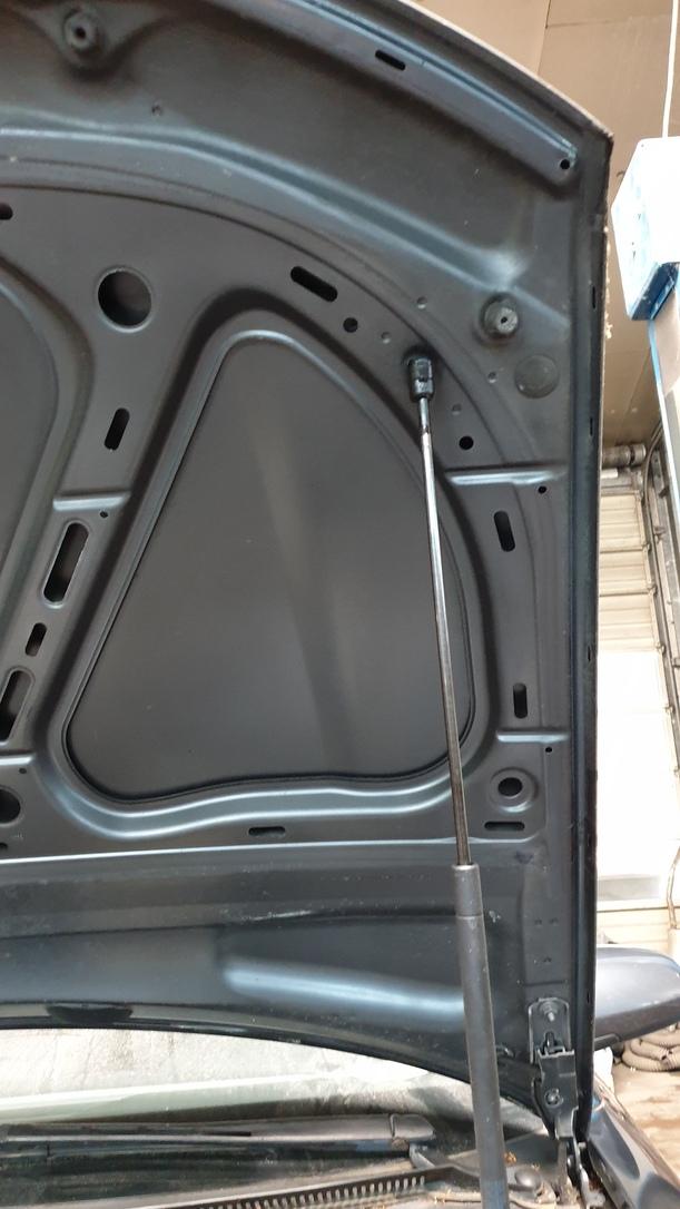 Foto: MOTORHAUBE eines Audi A4 1.6 GL