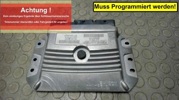 Foto: STEUERGERÄT FAHRWERK / FEDERUNGSSYSTEM eines Peugeot 407 HDi 205 Bi-Turbo Automatik GL