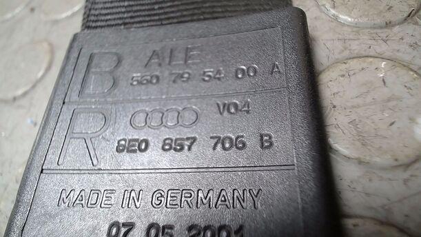 Foto: SICHERHEITSGURT VORN RECHTS ( 4/5 TÜRER ) eines Audi A4 1.6 Si