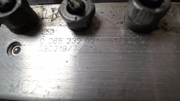 Foto: HAUPTBREMSAGGREGAT ABS eines Fiat Panda 1.1 Si