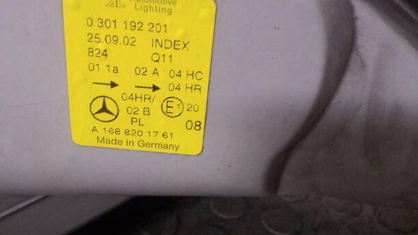 Foto: SCHEINWERFER LINKS eines Mercedes-Benz A 160