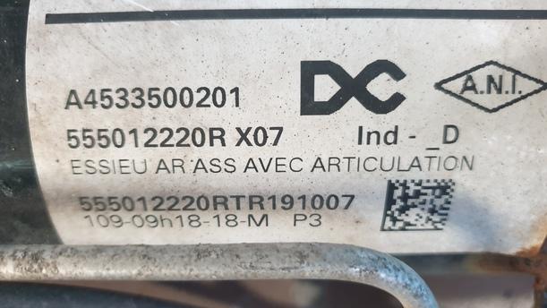 Foto: HINTERACHSE / HINTERACHSTRÄGER ( BIS 07.2018 ) eines Renault Twingo SCe 70