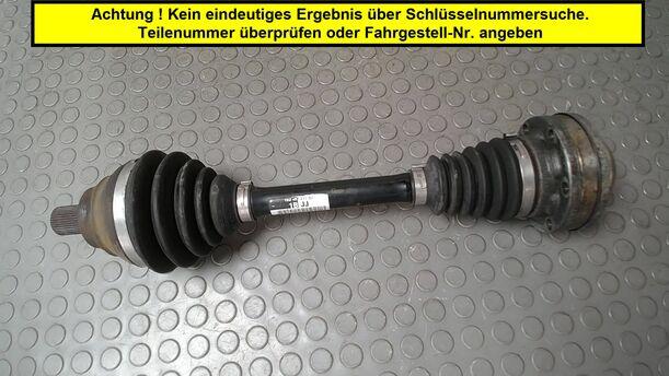 Foto: ANTRIEBSWELLE LINKS ( SCHALTGETRIEBE 6 GANG ) eines VW Touran 1.9 TDI LS