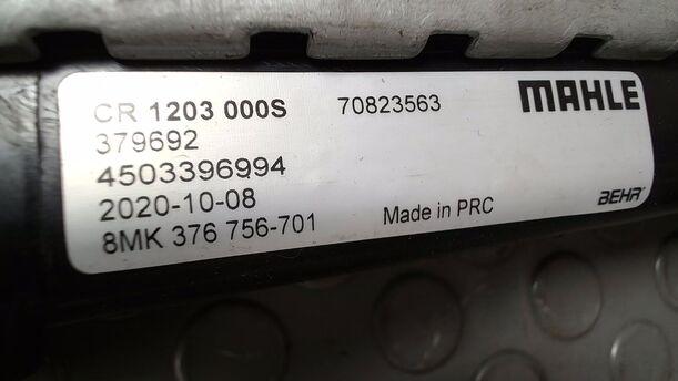 Foto: KÜHLER ( MAHLE ) eines VW Touran 1.9 TDI CD