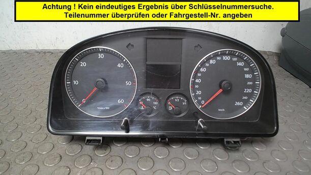 Foto: TACHOEINHEIT/ KOMBIINSTRUMENT eines VW Touran 1.9 TDI CD