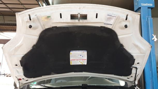 Foto: MOTORHAUBE eines Fiat Bravo 1.9 Multijet 8V DPF DX (DLX)