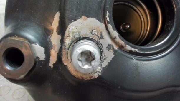 Foto: BREMSKRAFTVERSTÄRKER eines Opel Vectra 1.9 CDTI SR