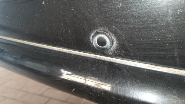 Foto: STOSSFÄNGER / STOßSTANGE HINTEN ( VOR MOPF ) eines Mercedes-Benz E 320 T CDI GL