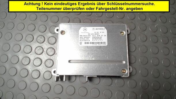 Foto: STEUERGERÄT TELEFON/ BLUETOOTH eines Mercedes-Benz E 320 T CDI GL