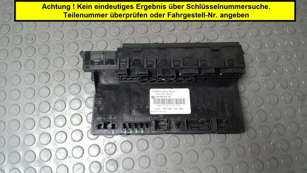 Foto: SAM MODUL/ SICHERUNGSKASTEN eines Mercedes-Benz E 320 T CDI GL