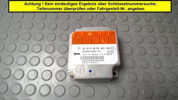 Foto: STEUERGERÄT AIRBAG/ AIRBAGSTEUERGERÄT eines Mercedes-Benz E 320 T CDI GL