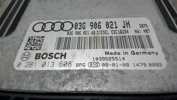 Foto: STEUERGERÄT EINSPRITZUNG / MOTORSTEUERGERÄT eines Audi A3 2.0 TDI DSG GL