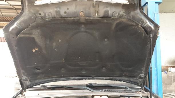Foto: MOTORHAUBE eines Opel Vectra 1.8 GL