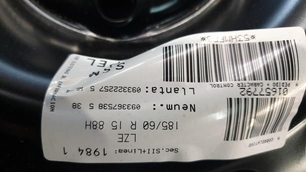 Foto: NOTRAD / ERSATZRAD 15 ZOLL eines Opel Meriva 1.3 CDTI DPF GL