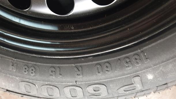 Foto: NOTRAD / ERSATZRAD 15 ZOLL eines Opel Meriva 1.3 CDTI DPF GL