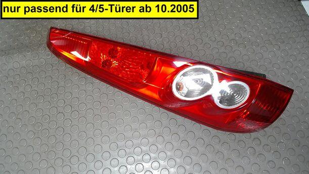 Foto: HECKLEUCHTE/ RÜCKLEUCHTE RECHTS ( FACELIFT / 4/5 TÜRER ) eines Ford Fiesta 1.4 TDCI GL