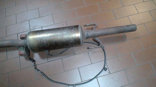 Foto: KATALYSATOR/ PARTIKELFILTER Z17DTJ eines Opel Astra 1.7 CDTI Caravan DPF